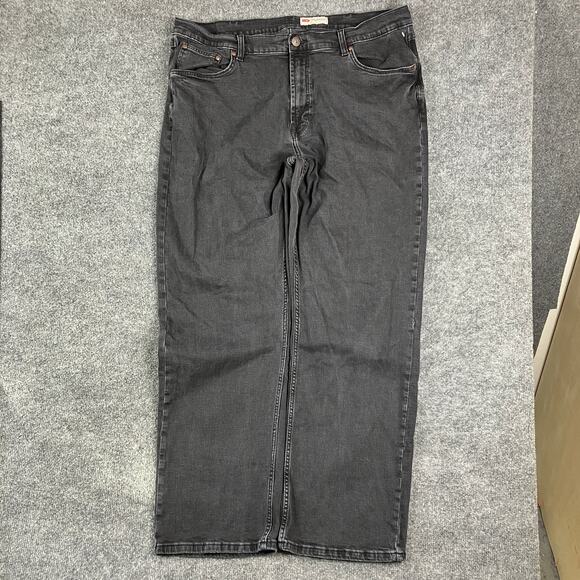 Wrangler Men's Bootcut Jeans - Dark Gray - Picture 1 of 10